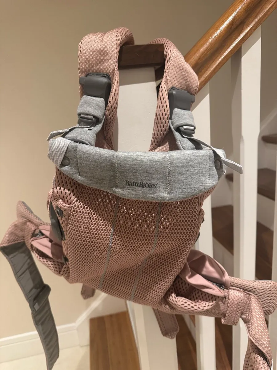 BABYBJORN Harmony Mesh Baby Carrier | Powder pink - Image 1