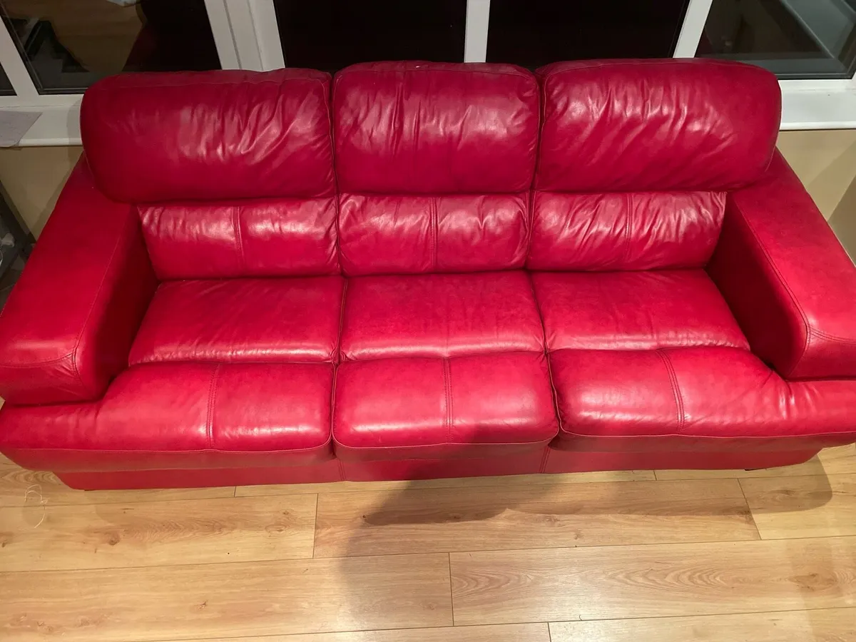 Leather sofas - Image 1