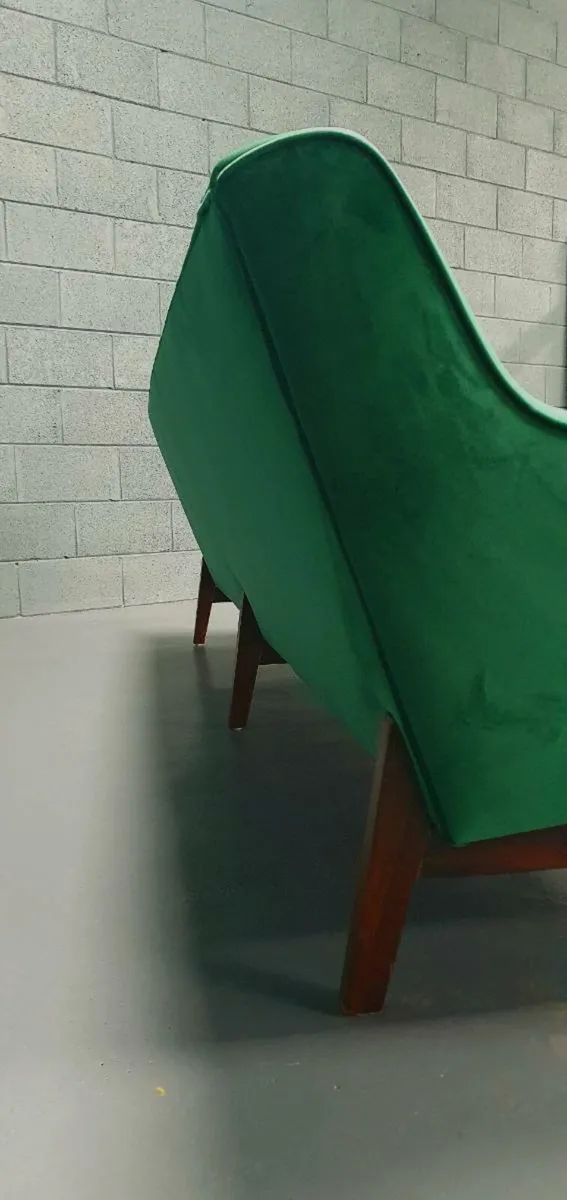 Mid-Century 3-Seater Sofa - Free Delivery - Image 4