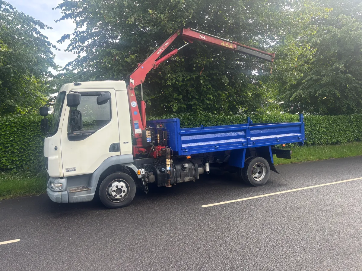 Daf tipper crane lorry - Image 4