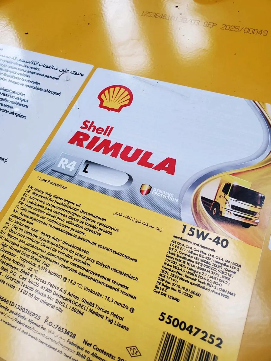 Engine oil Shell 15W40 - Image 2