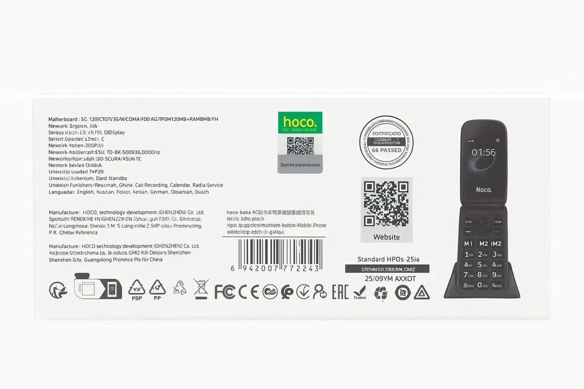 Hoco Flip button phone same as Doro phone - Image 2