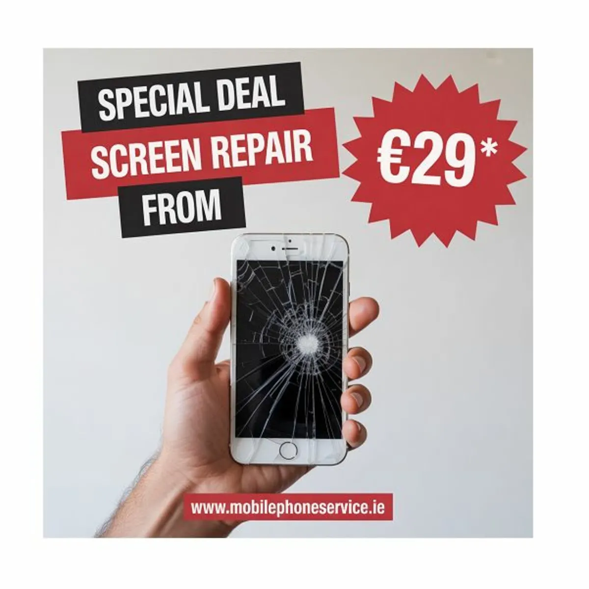 iPhone Mobile Phone Screen Replacement Service - Image 1