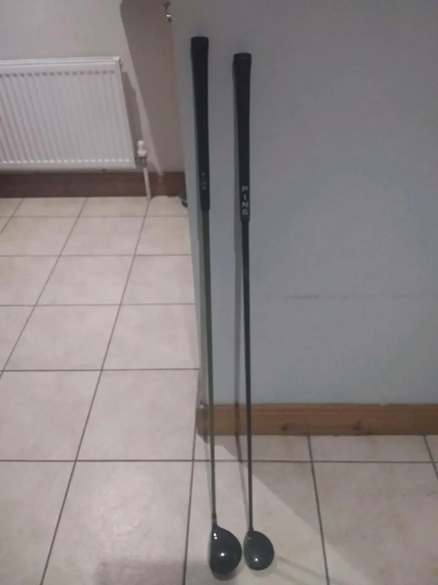 Ping left-handed fairway woods - Image 1