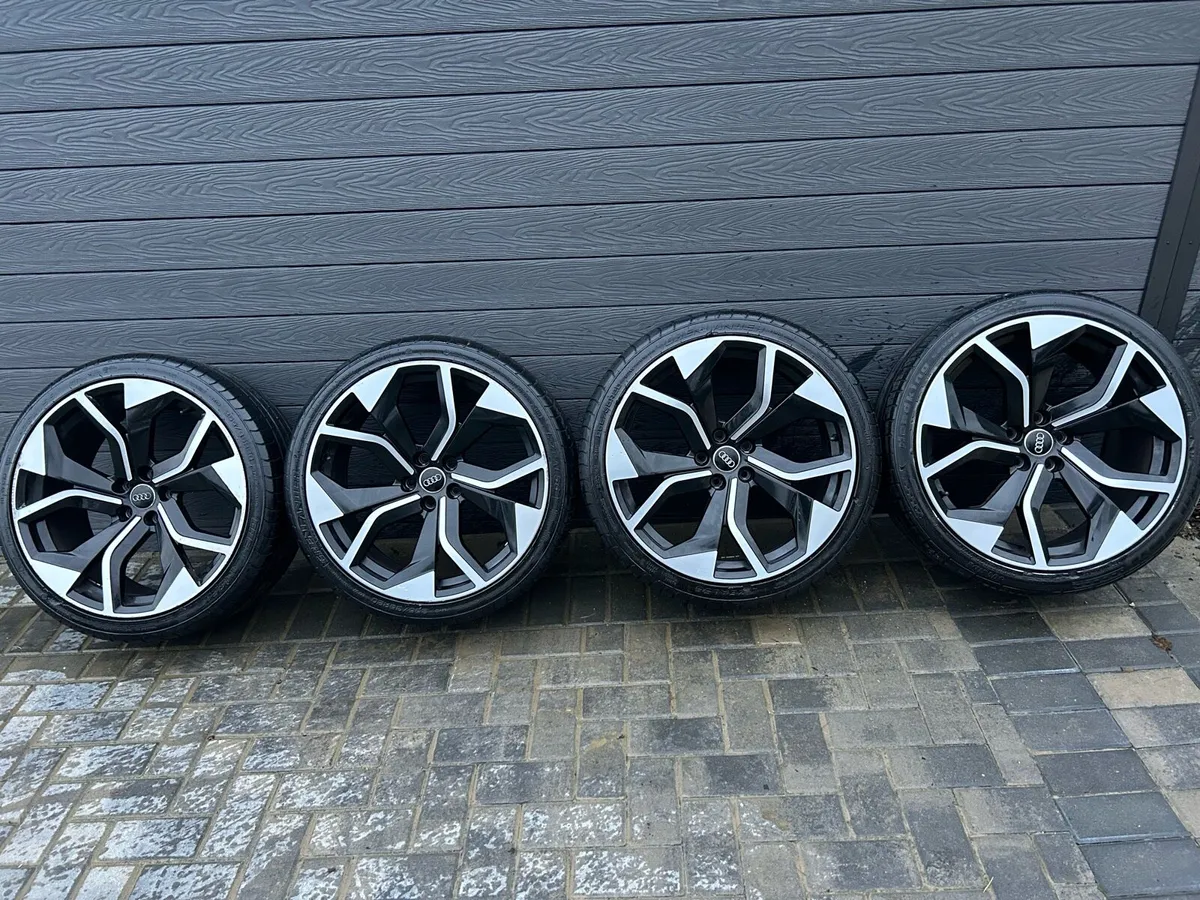 20” AUDI ALLOY WHEELS & TYRES - Image 2