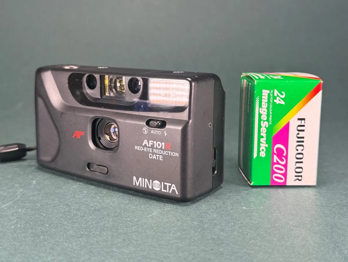 MINOLTA AF 101R POINT & SHOOT FILM CAMERA 35mm - Image 4