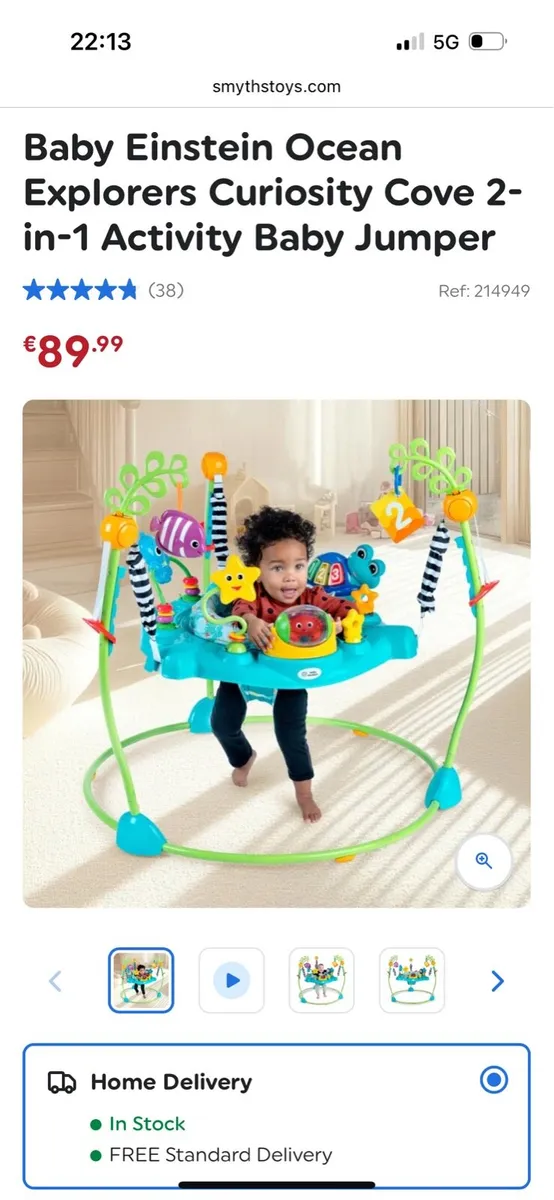 Baby Einstein 2-in-1 activity baby jumper - Image 3