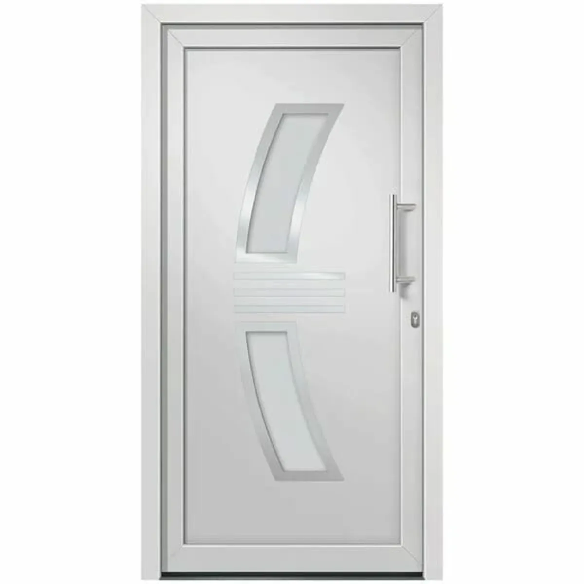 Front Door White 88x200 cm - Image 3