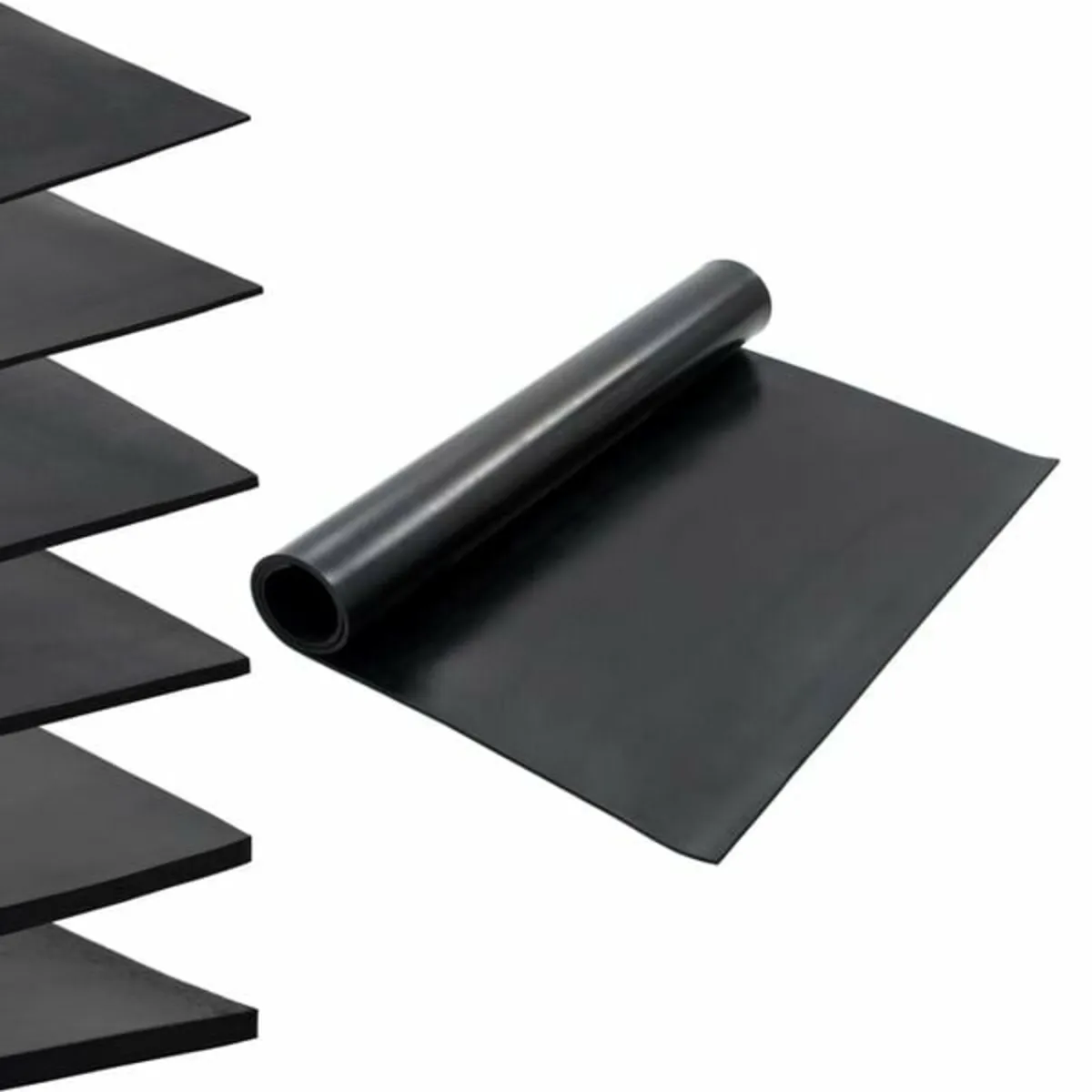Floor Mat Anti-Slip Rubber 1.2x2 m 8 mm Smooth - Image 1