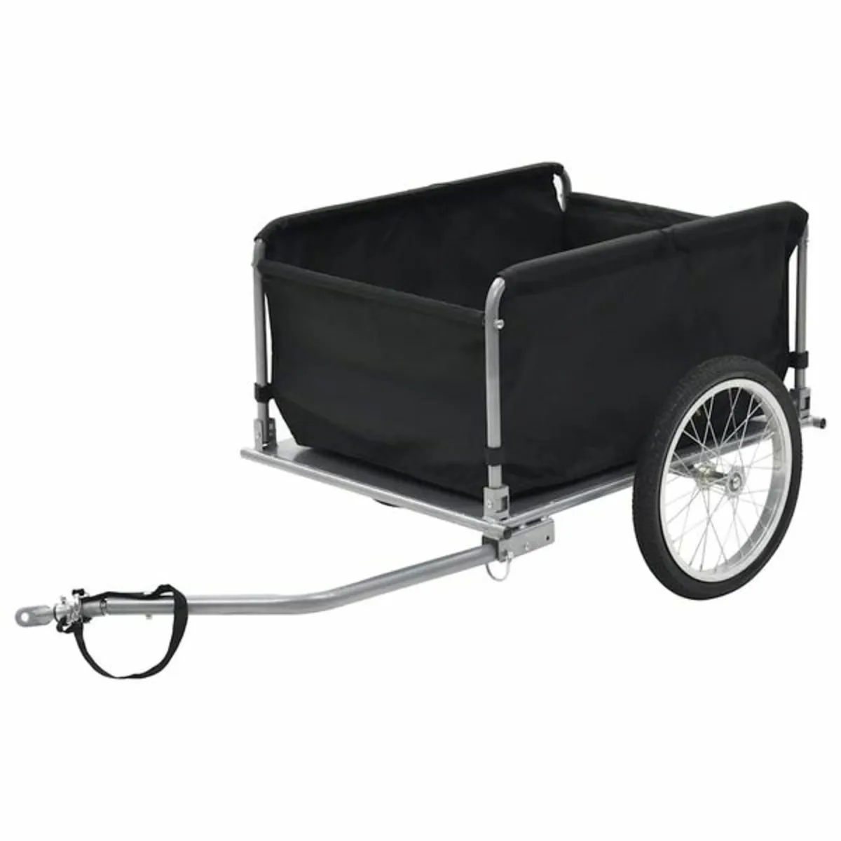 Bike Trailer Black and Yellow 65 kg - Image 4