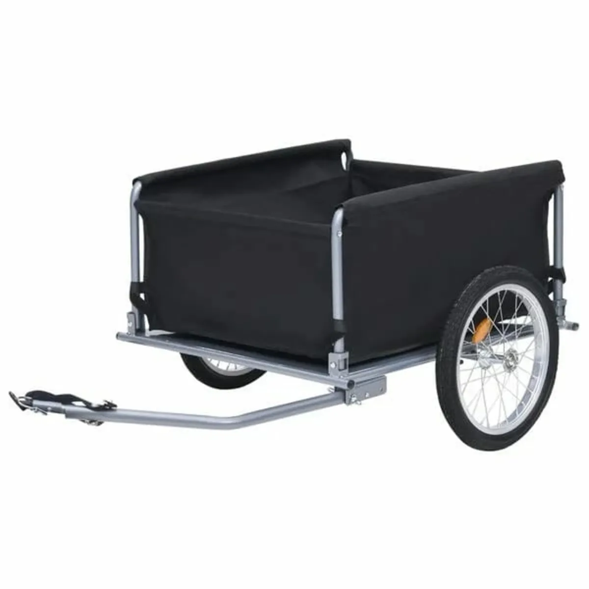 Bike Trailer Black and Grey 65 kg - Image 2