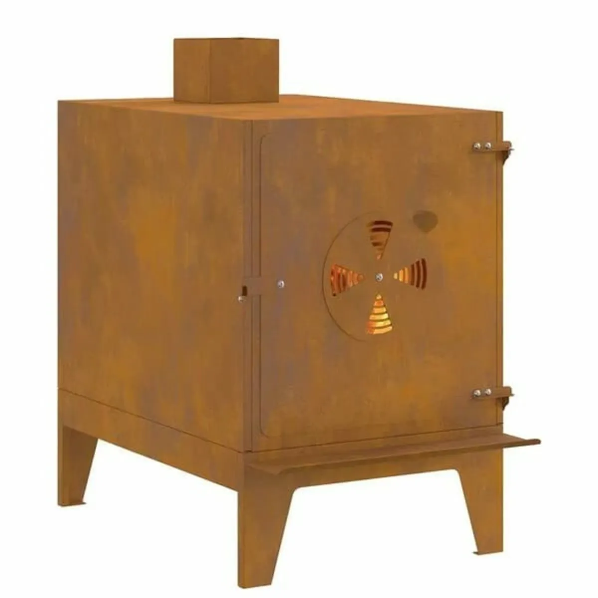 Camping Stove 35x50x60 cm Corten Steel - Image 3