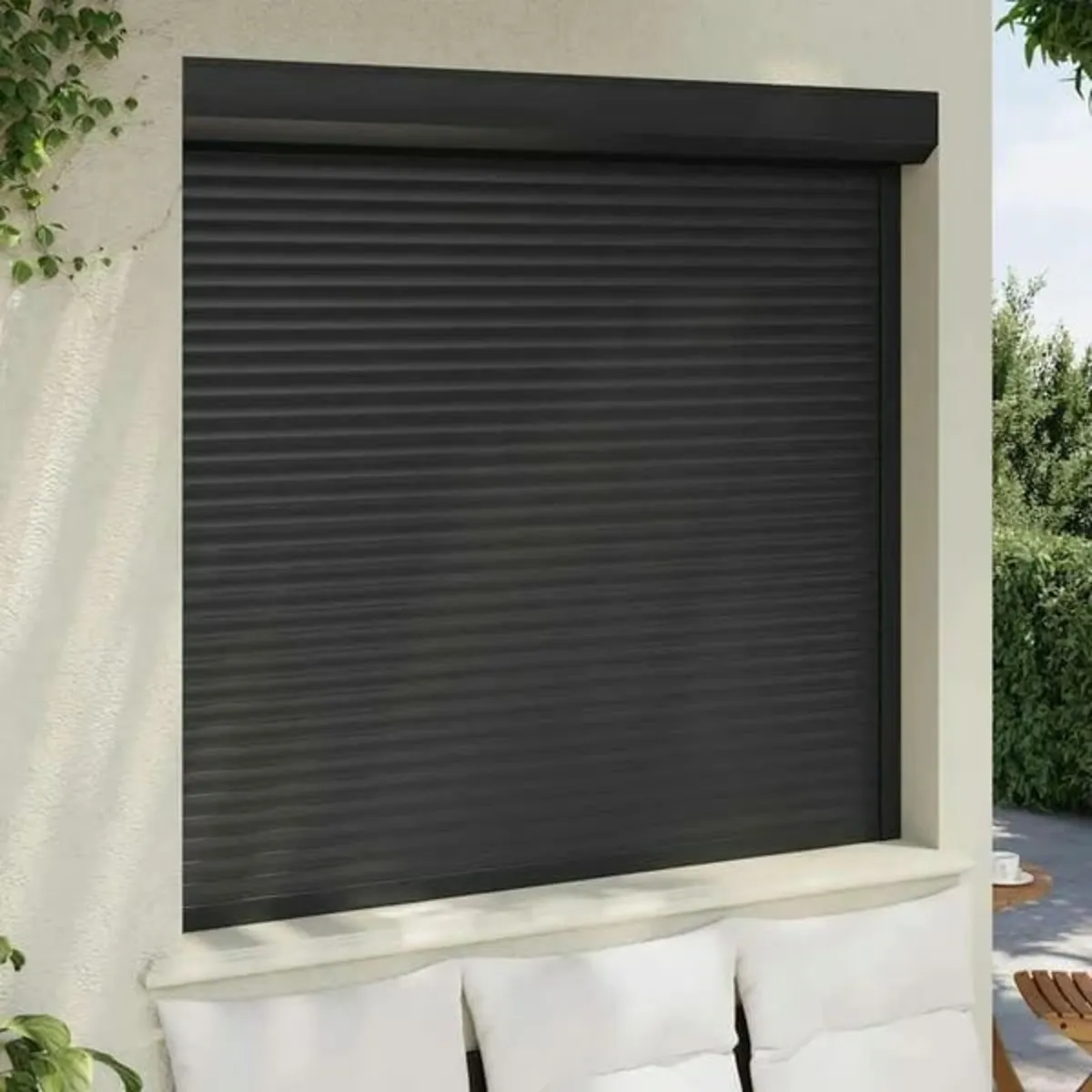Roller Shutter Aluminium 160x150 cm Anthracite - Image 4