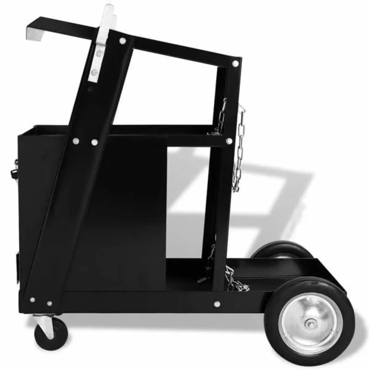 Welding Cart with 4 Drawers Black - Image 4