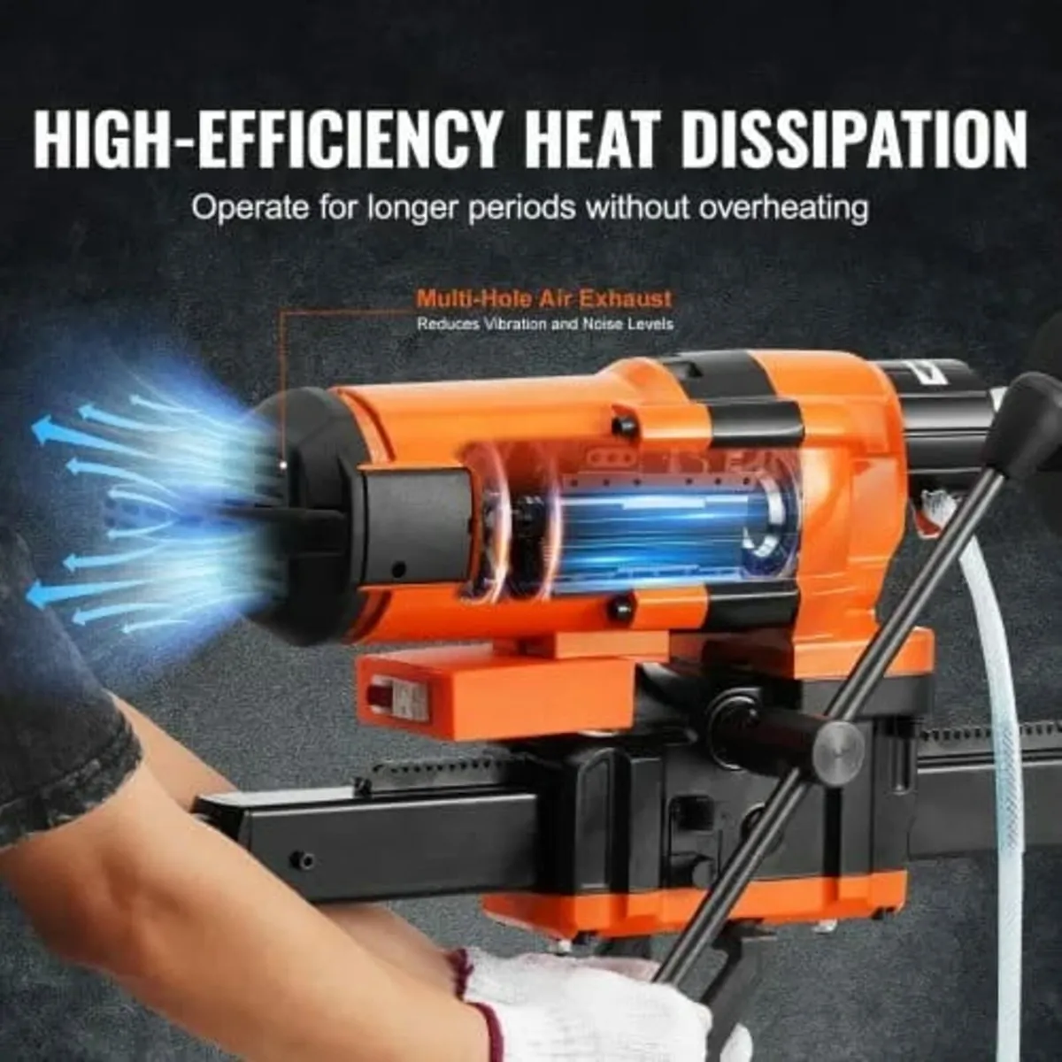 Core Drill Machine 2.03-30 cm Dia 3500W Diamond Co - Image 2