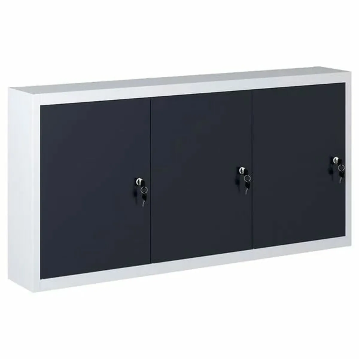Wall Mounted Tool Cabinet Industrial Style Metal G - Image 1