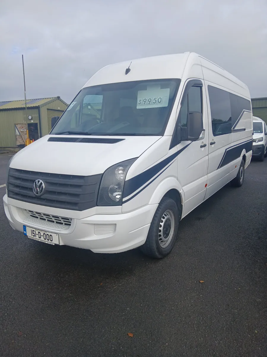 VW Crafter   camper van with garage 2015 - Image 2
