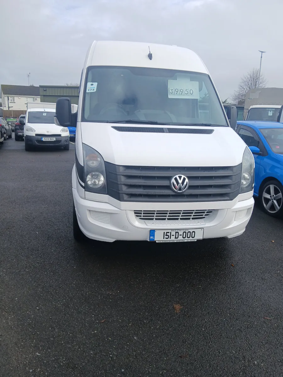 VW Crafter   camper van with garage 2015 - Image 4