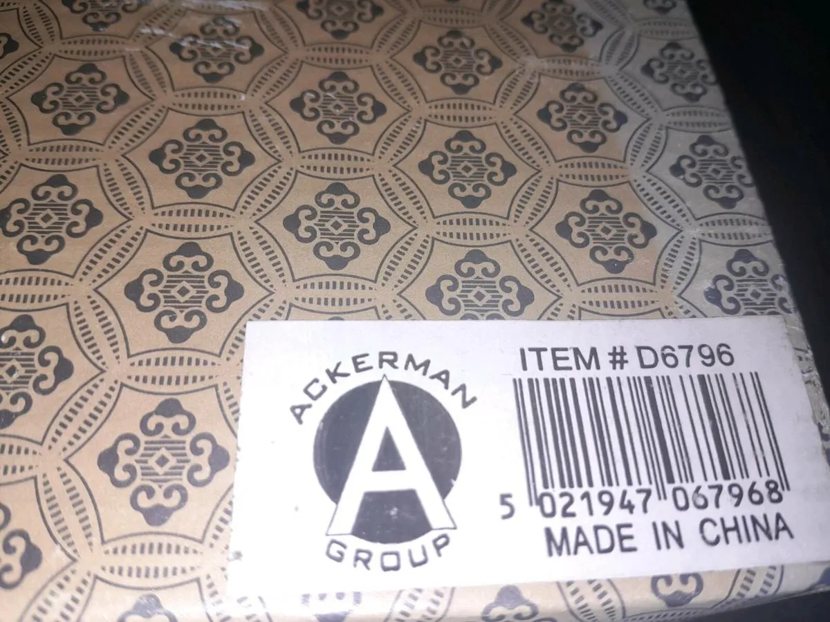 Vintage Chinese ceramic dragon in box Ackerman - Image 3