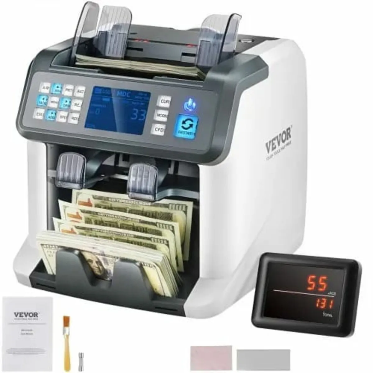 Money Counter Machine, Bill Counter with Mixed Den - Image 1