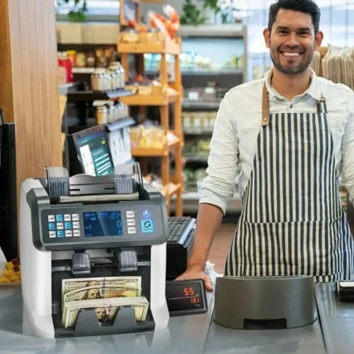 Money Counter Machine, Bill Counter with Mixed Den - Image 4