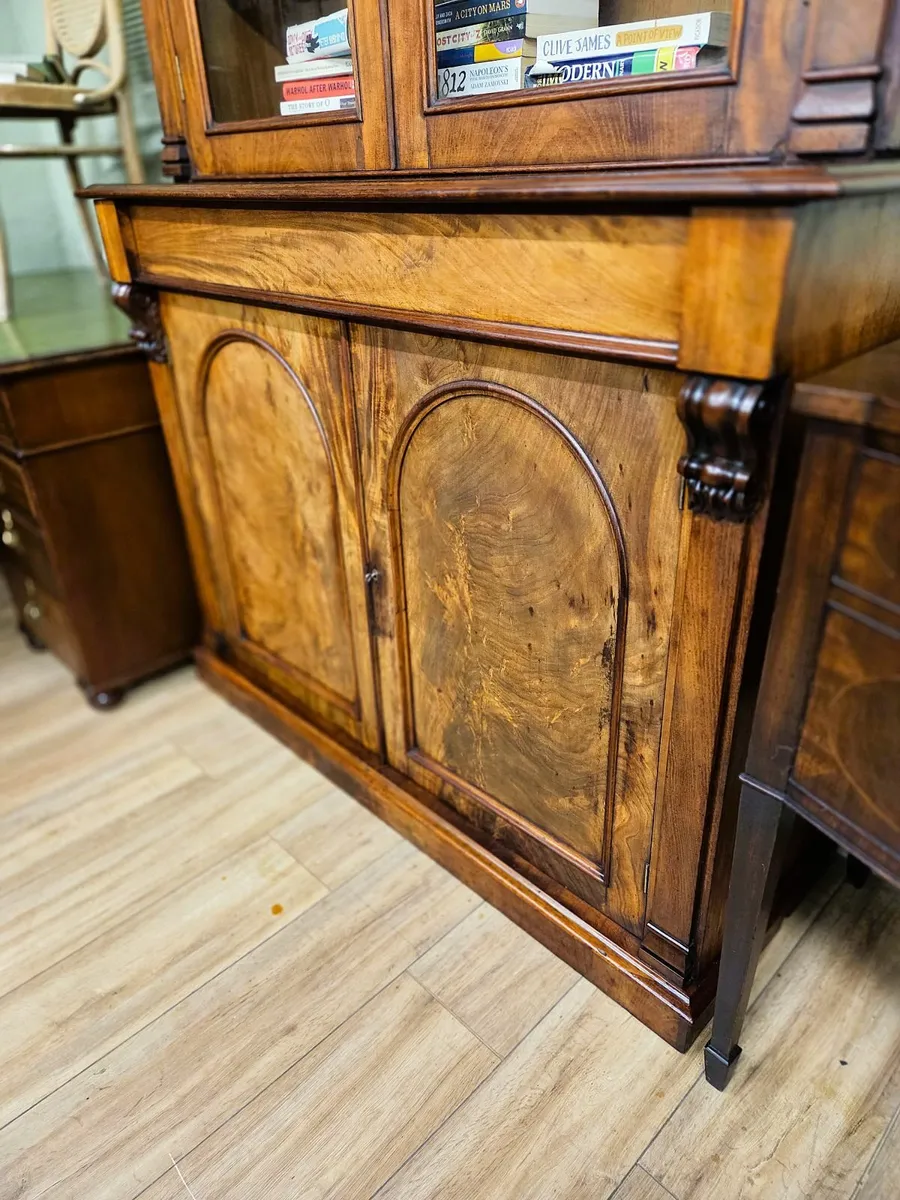 Large Victorian Library Bookcase Circa 1860 - Image 3