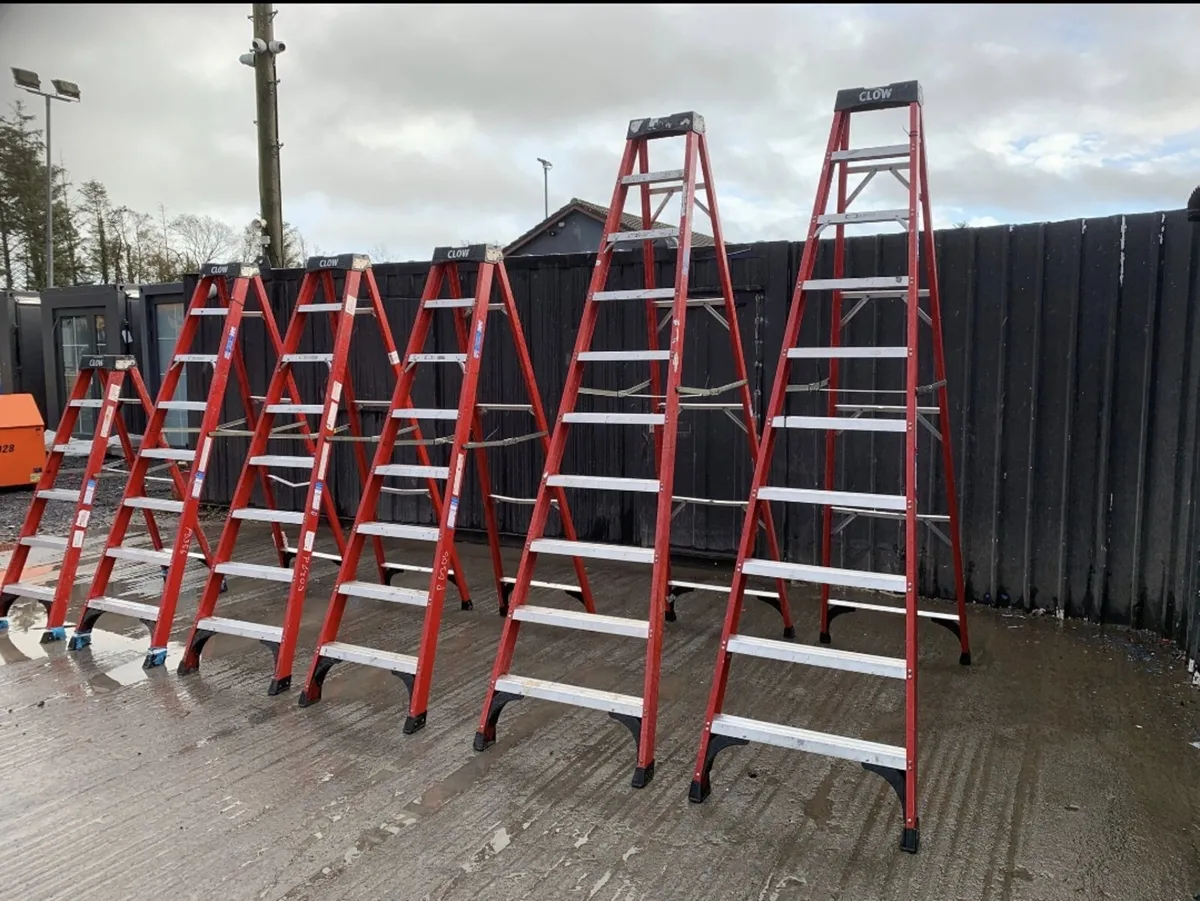 Selection of Aluminium Ladders – 5, 7 & 9 Step - Image 3