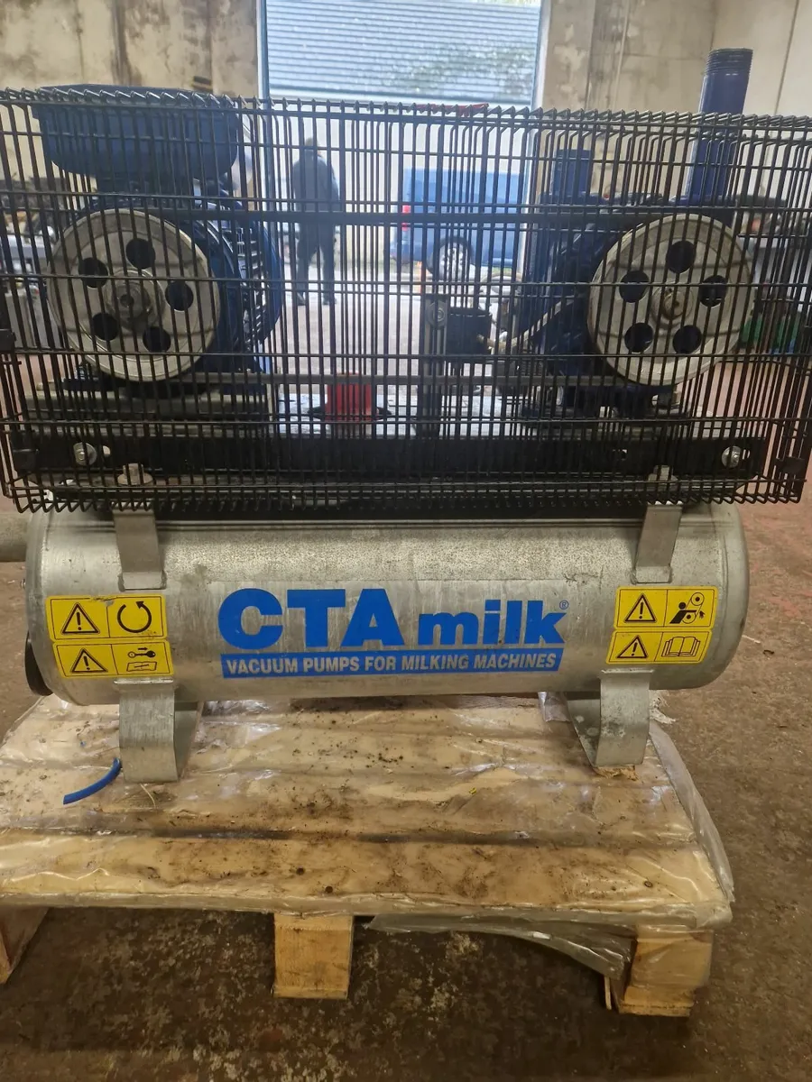 Milk vacuum pump and motor single phase - Image 2