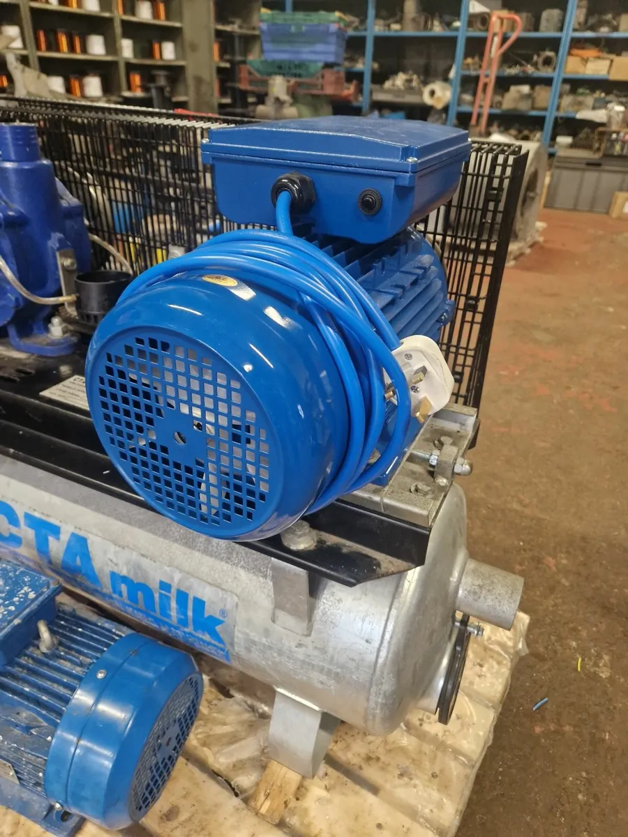 Milk vacuum pump and motor single phase - Image 4