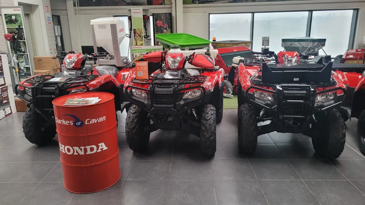 New Honda TRX420 & TRX520 Quads - Image 1