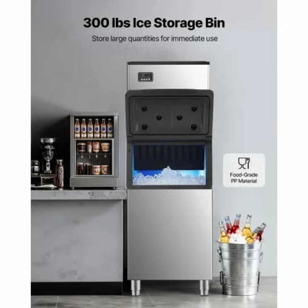 Commercial Ice Maker Machine, 181.4 kg/24H Ice-Mak - Image 3