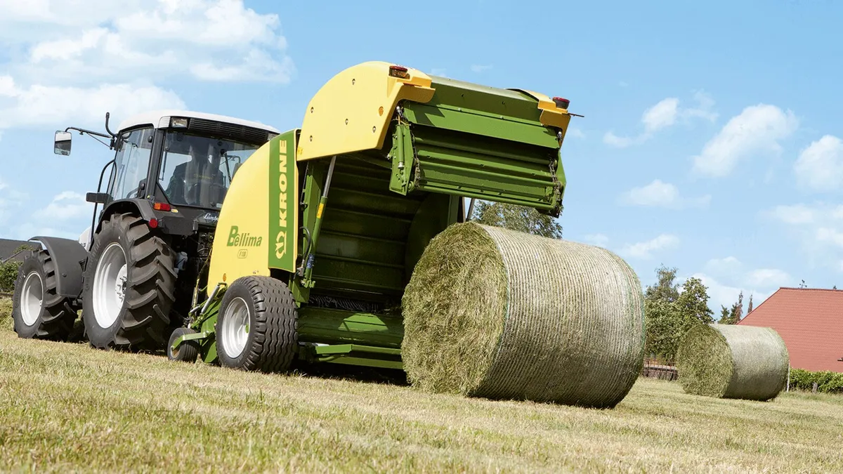 KRONE Bellima Fixed Chamber Round Baler - Image 1