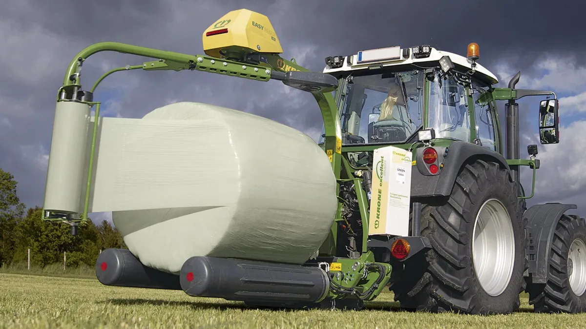KRONE EasyWrap 150 Mounted Bale Wrapper - Image 1