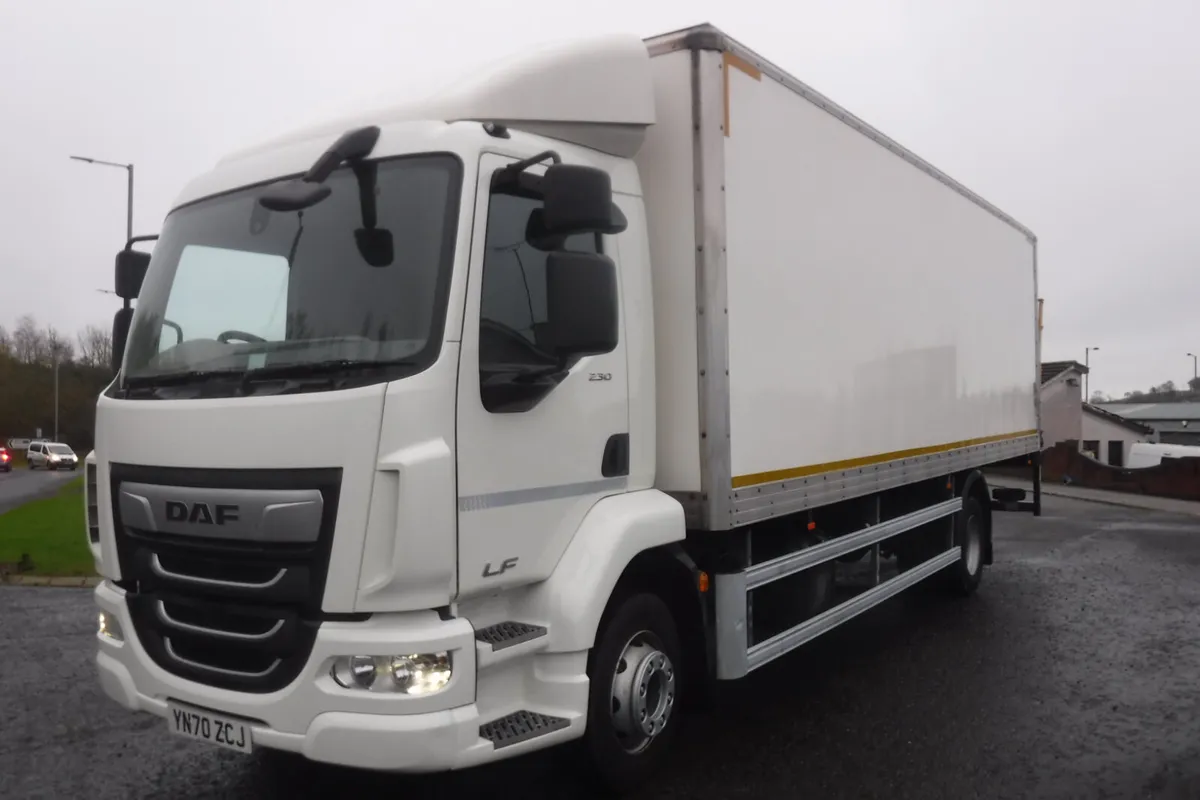 Daf LF 230 2021  24ft GRP Box with tail lift . - Image 1