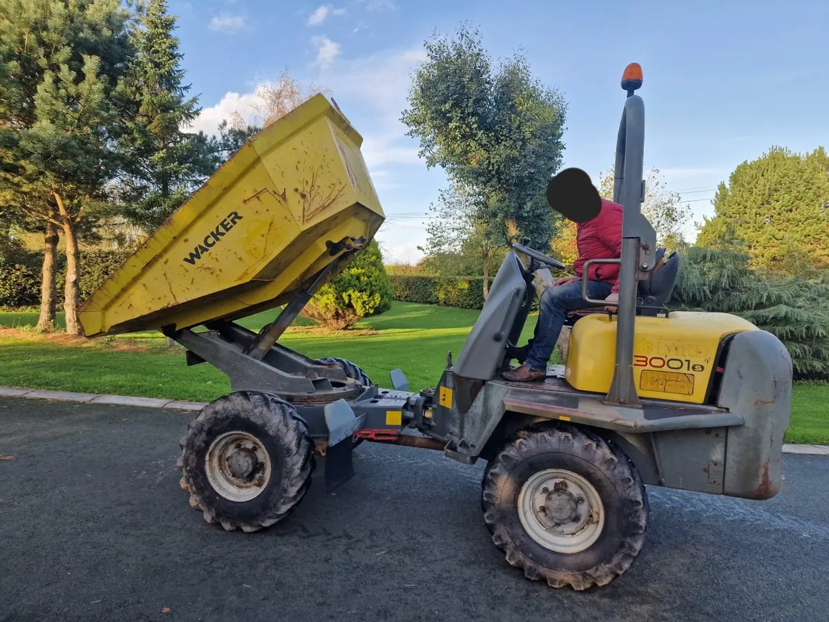 Wacker Neuson 3 ton swivel dumper low 400 hours - Image 3