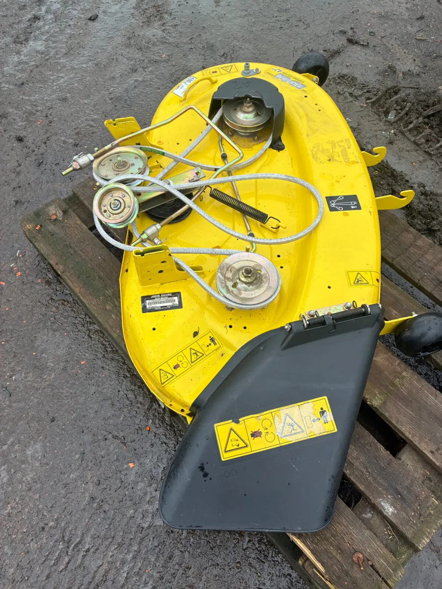 John Deere 42” mower deck - Image 1