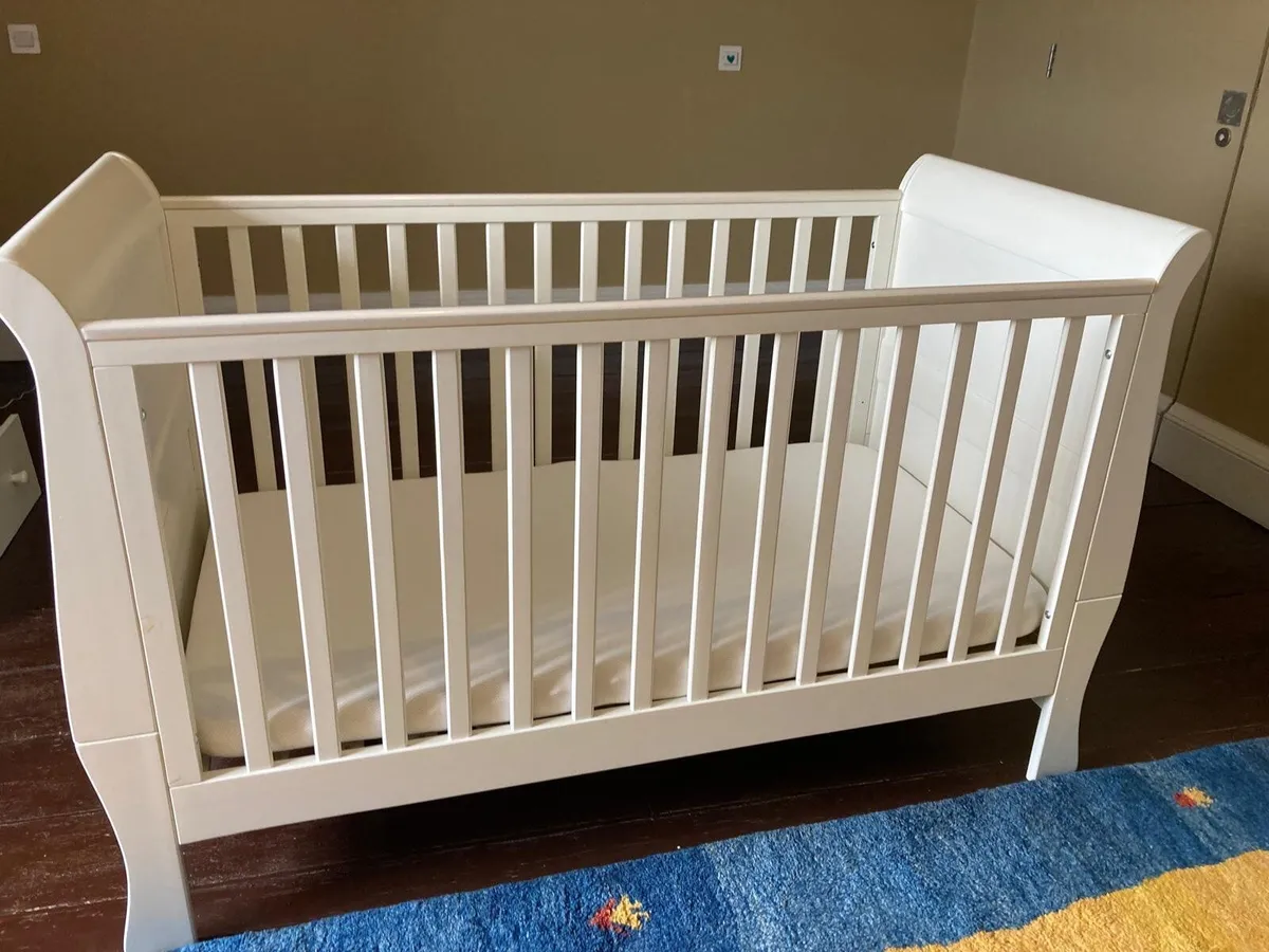 COT - Mamas & Papas Mia Cotbed - White - Image 1