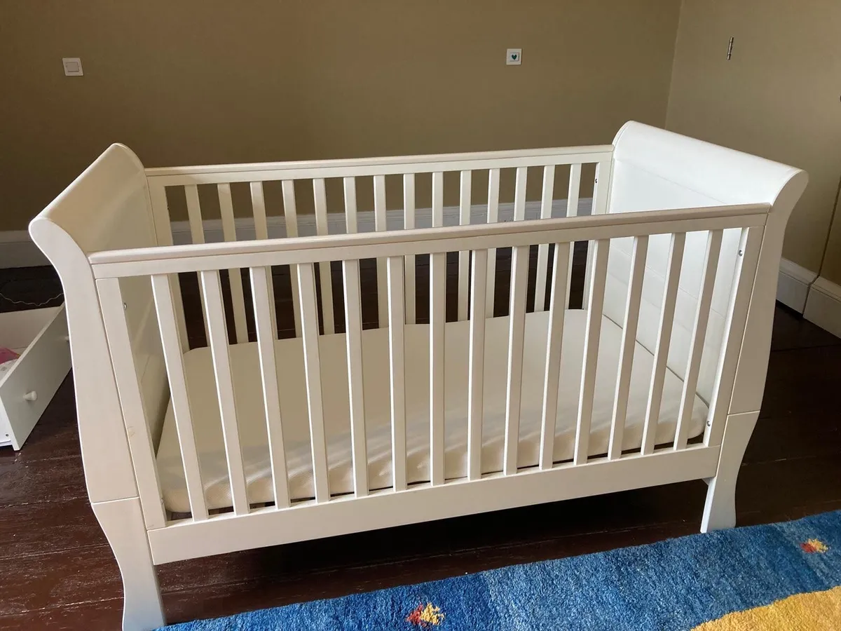 COT - Mamas & Papas Mia Cotbed - White - Image 3