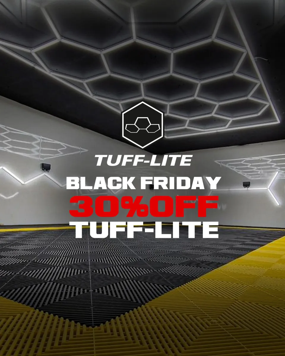 Tuff Lite HEX Lights 30% OFF Garage Gym Barbers - Image 1