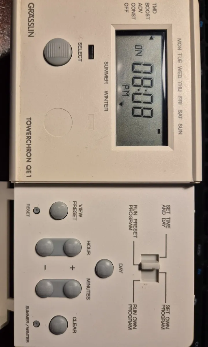 Heating controller Grasslin Towerchron QE1 - Image 2