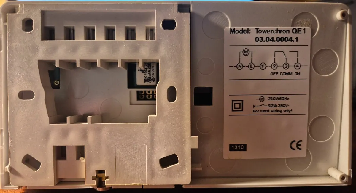 Heating controller Grasslin Towerchron QE1 - Image 3