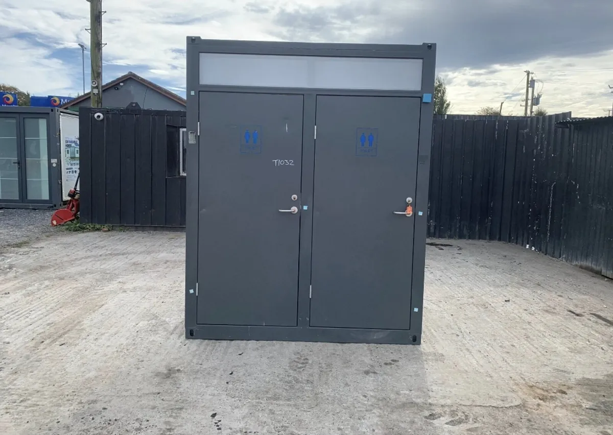 Double Steel Toilet Block - Image 1