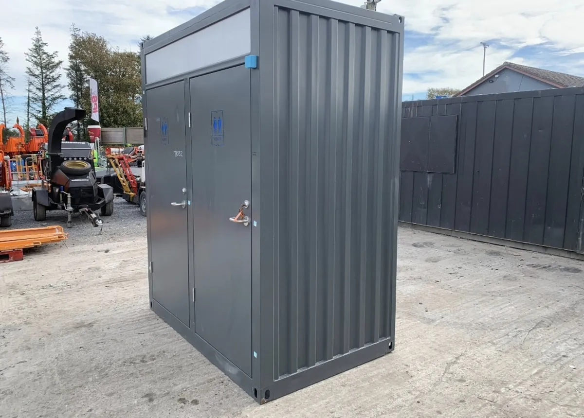 Double Steel Toilet Block - Image 2