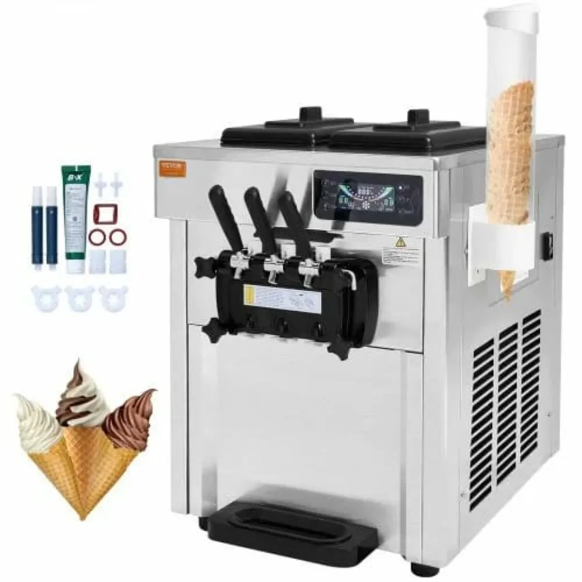 Commercial Ice Cream Machine, 18-28 L/H Yield, 165 - Image 1