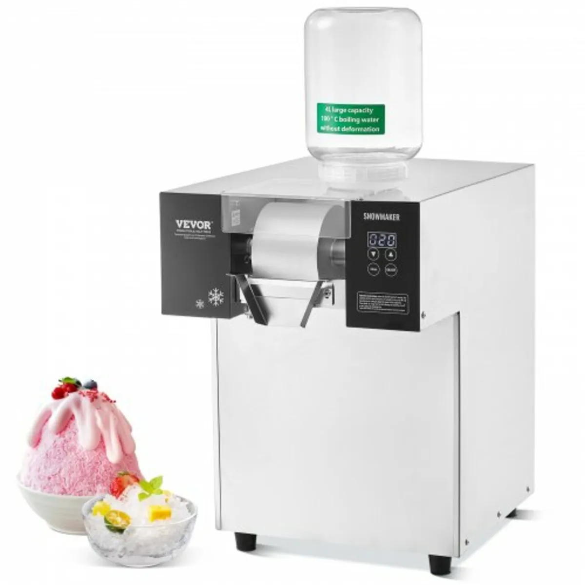 Commercial Snowflake Ice Machine, 385LBS/24H Snowf - Image 1