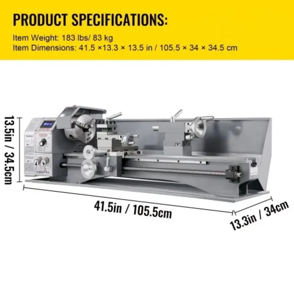 Mini Metal Lathe 750W Variable Speed Metal Lathe 5 - Image 3