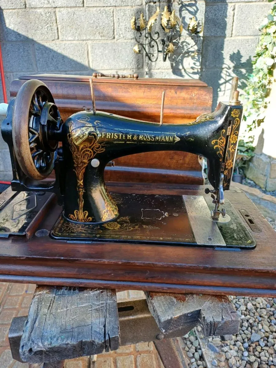 Antique Frister & Rossman Sewing Machine - Image 1