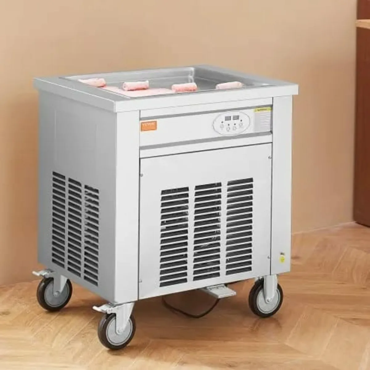 Fried Ice Cream Roll Machine, 19.7" x 19.7" Square - Image 2