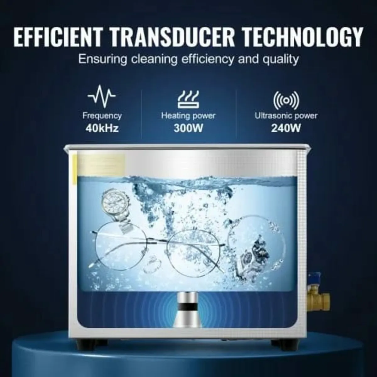 Professional Ultrasonic Cleaner, 10 L Ultrasonic J - Image 2