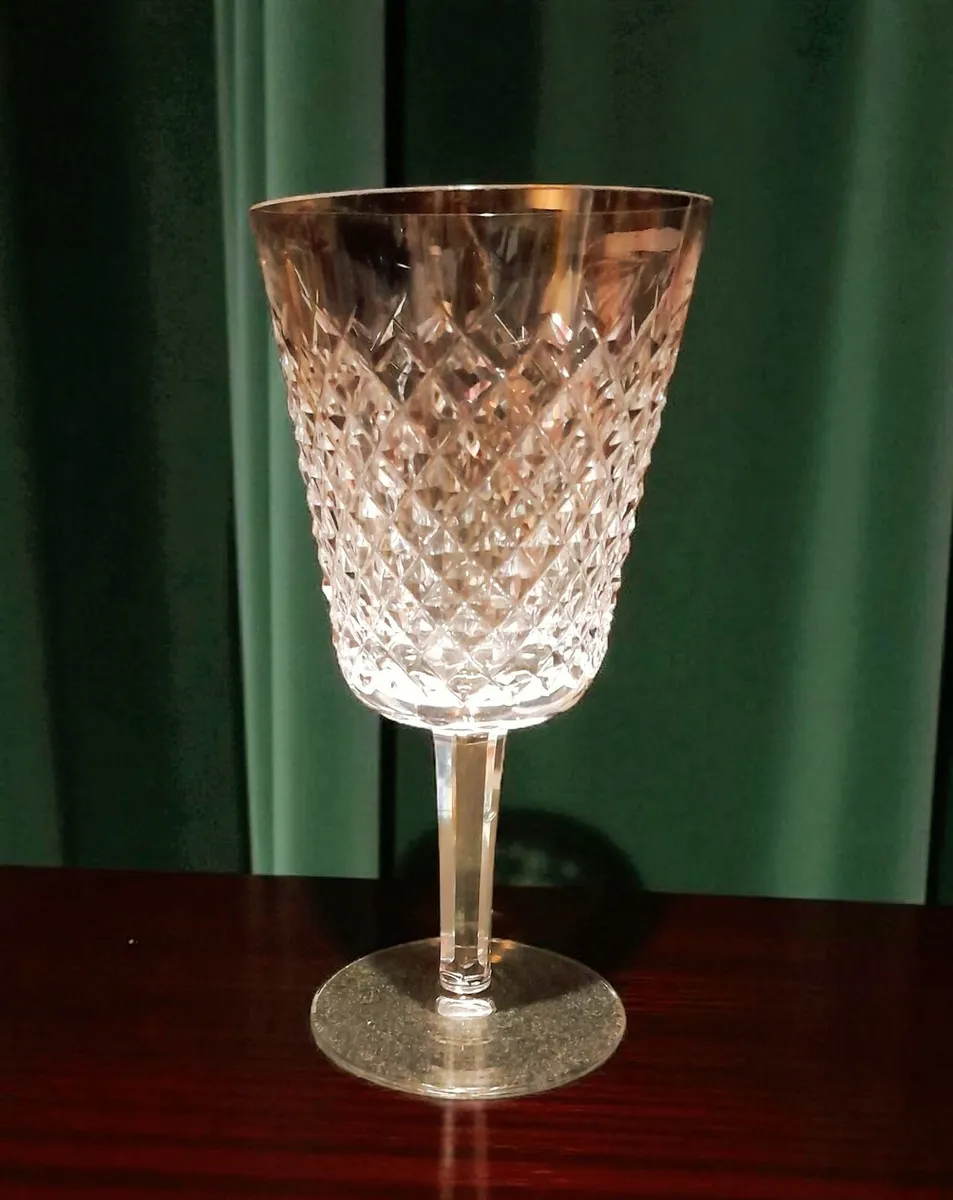 Waterford crystal Alana diamond pattern water clar - Image 1